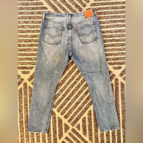 Levi’s 501s Sz 32x28 White Oak Cone Selvedge High Rise Denim Jeans - Picture 7 of 11